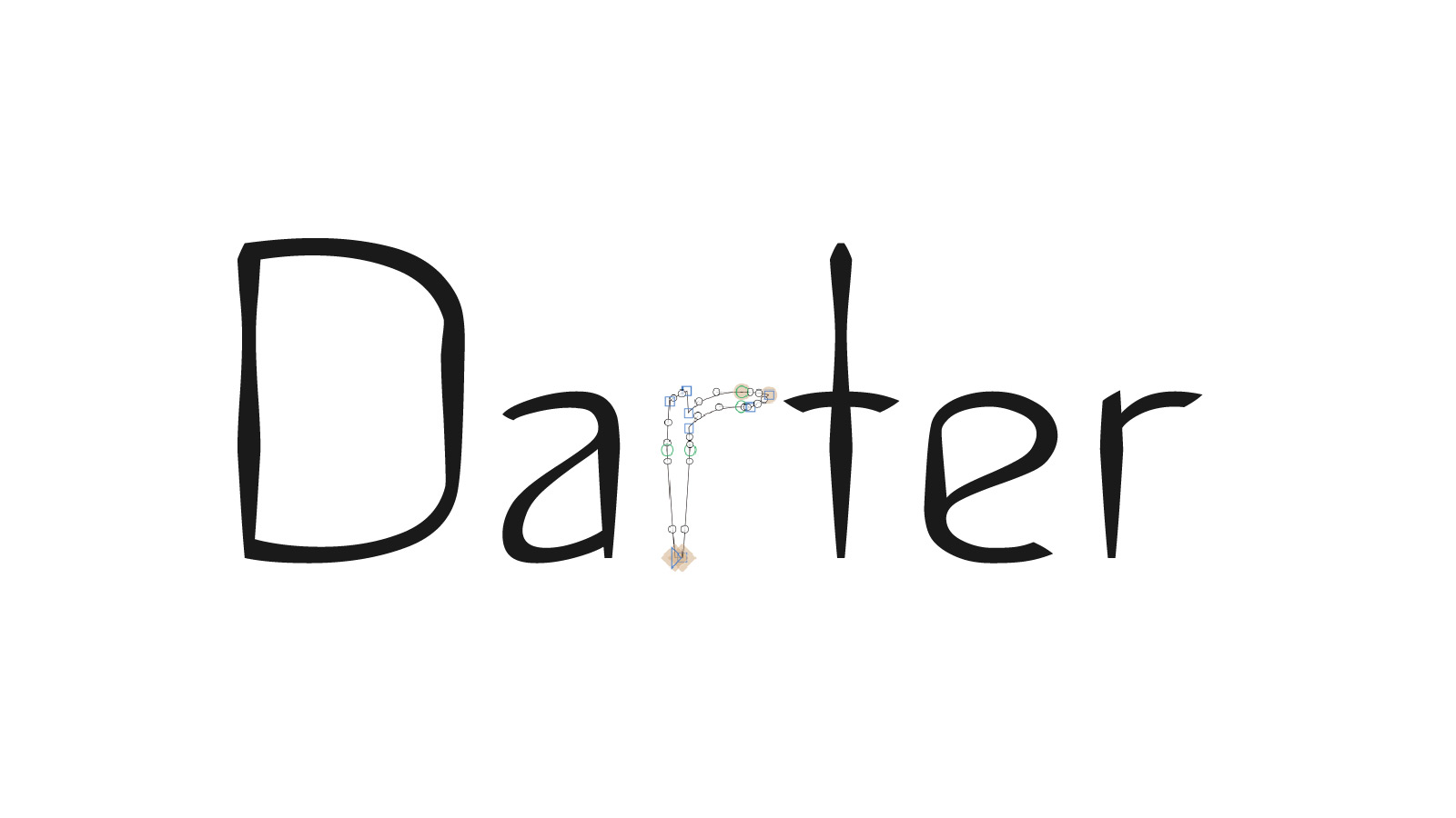 darter glyphs screenshot